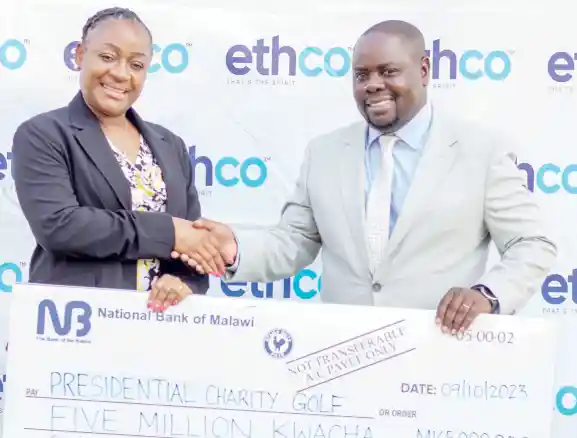 EthCo donates K5 million to Presidential Charity Golf